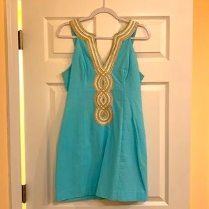 Lilly Pulitzer light blue dress. Size 6.